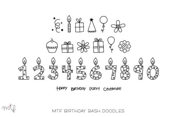 Birthday Bash Duo Font - Preview 2
