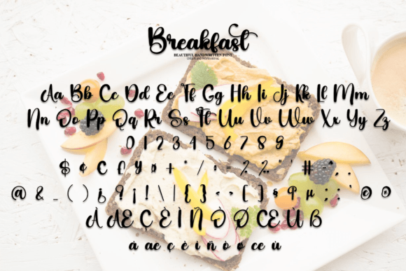 Breakfast Font - Preview 5