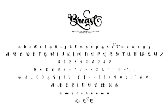 Breast Font - Preview 6