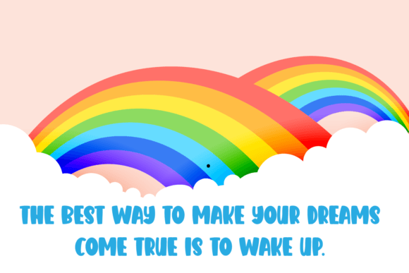Bright Rainbow Font - Preview 1