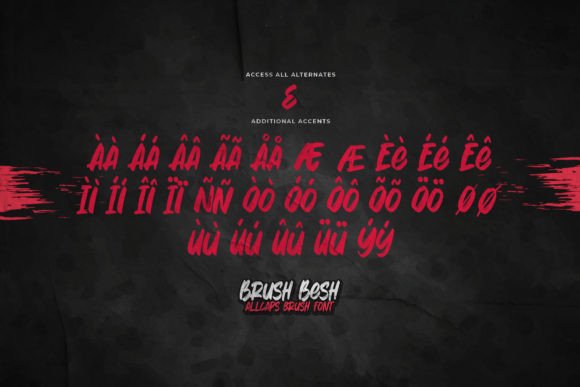 Brush Besh Font - Preview 6