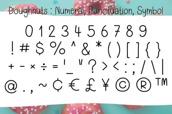 Doughnuts Font - Preview 3