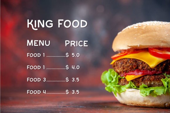 Hamburges Font PNG with transparent background - Preview 1