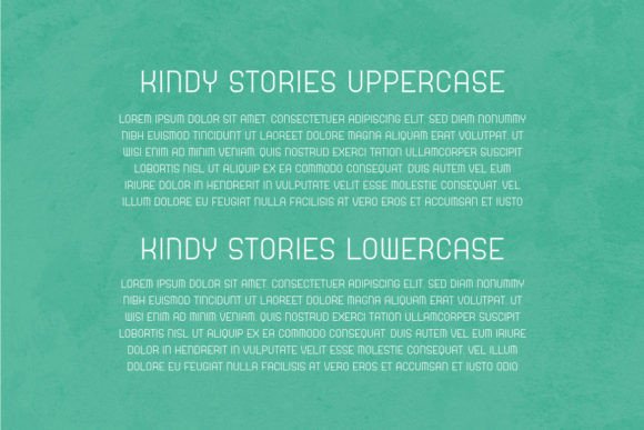 Kindy Stories Font PNG with transparent background - Preview 1