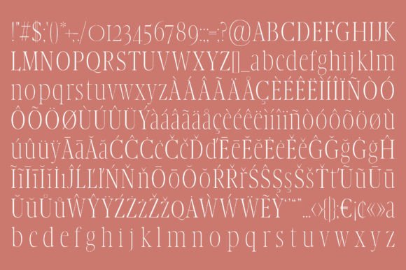 Luce Font PNG with transparent background - Preview 3