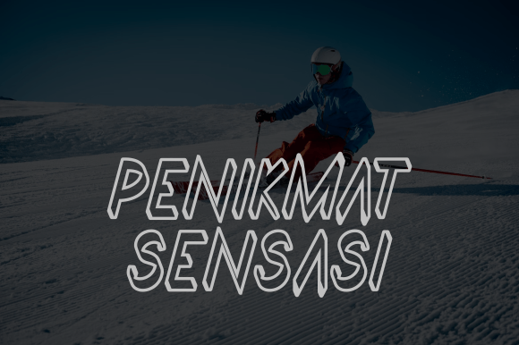 Pelor Balap Font PNG with transparent background - Preview 1