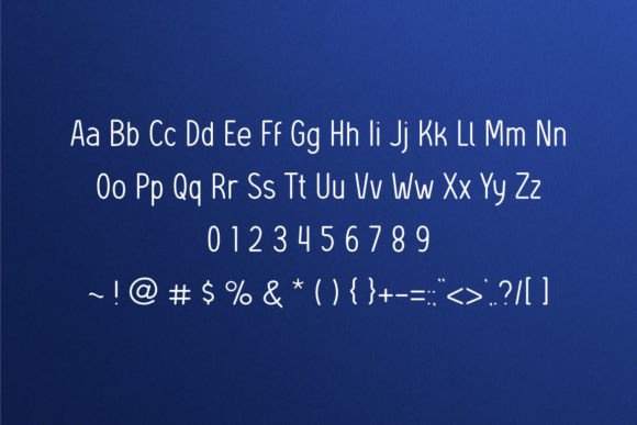 Rosmaries Font PNG with transparent background - Preview 2