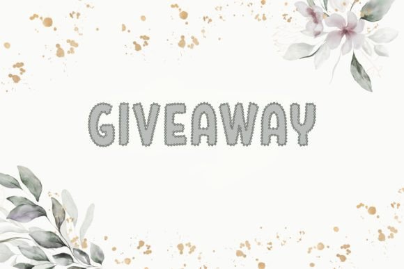 Floral Font - Preview 1