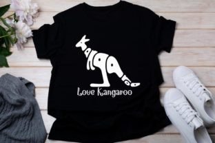 Love Kangaroo Unique Graphic Design