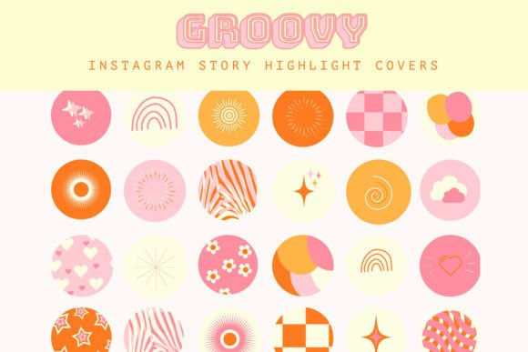 Retro Instagram Story Highlight Icons