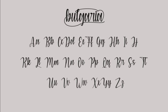 Bulgaria Font - Preview 3