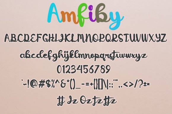 Amfiby Font - Preview 1