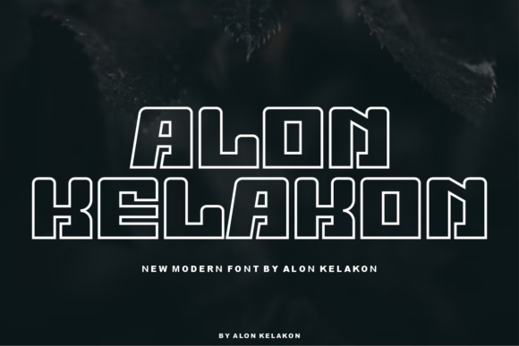 Avageri Line Font PNG with transparent background - Preview 2