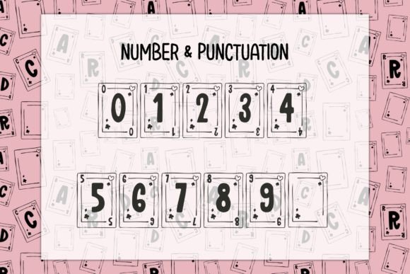 Card Font - Preview 2