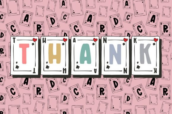 Card Font - Preview 3