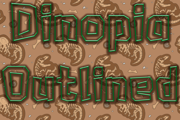 Dinopia Font - Preview 2