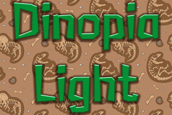 Dinopia Font - Preview 1