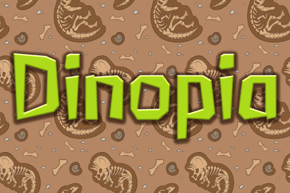 Dinopia Font - Preview 3