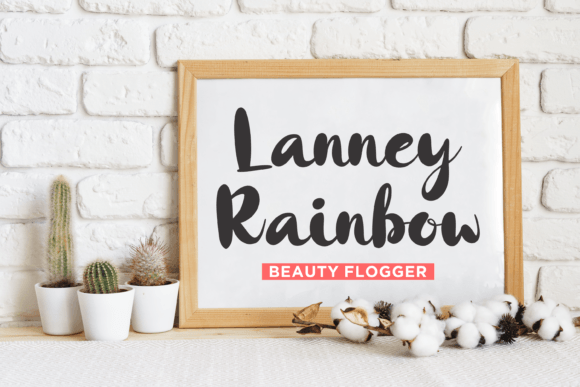 Golden Rainbow Font PNG with transparent background - Preview 2