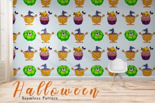 Happy Halloween Seamless Pattern Graphic by Design BLOOM · Creative Fabrica