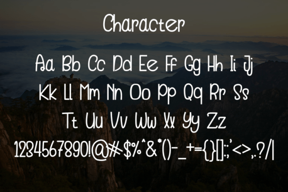 Jatiroso Font PNG with transparent background - Preview 1