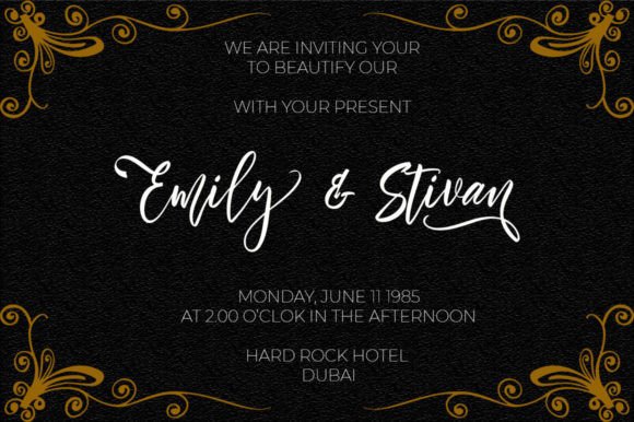Mutiara Font PNG with transparent background - Preview 2