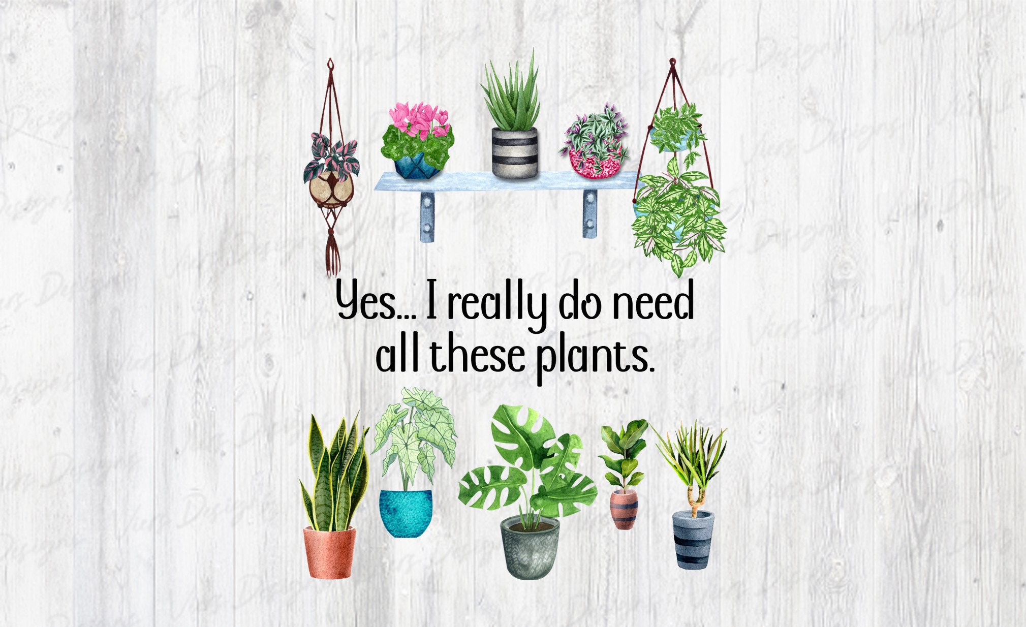 Plant Quote | Plant Lover Design Graphic by Viers Designs  Creative Fabrica