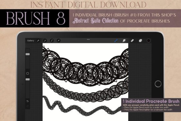 Procreate Brush 8 - Abstract Suite