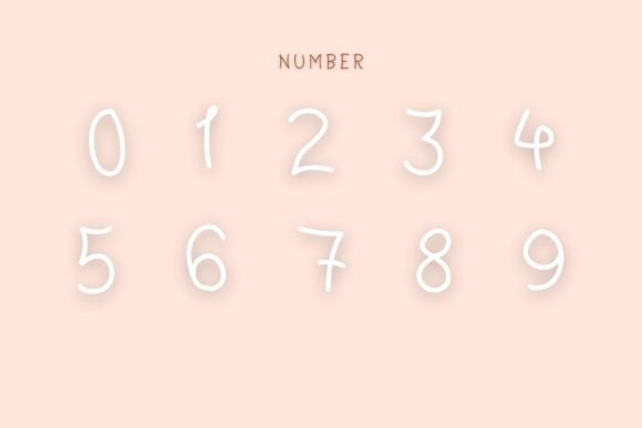 Romona Font PNG with transparent background - Preview 3