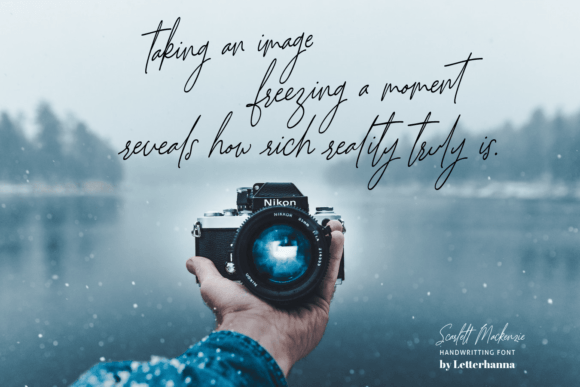 Scarlett Mackenzie Font PNG with transparent background - Preview 4