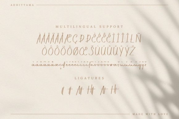 Adhittama Font - Preview 2