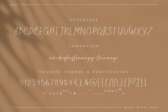 Adhittama Font - Preview 3