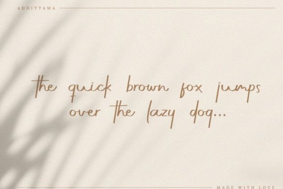 Adhittama Font - Preview 4