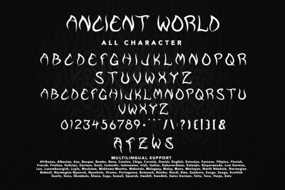 Ancient World Font - Preview 6