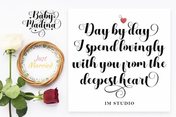 Baby Madina Font PNG with transparent background - Preview 5