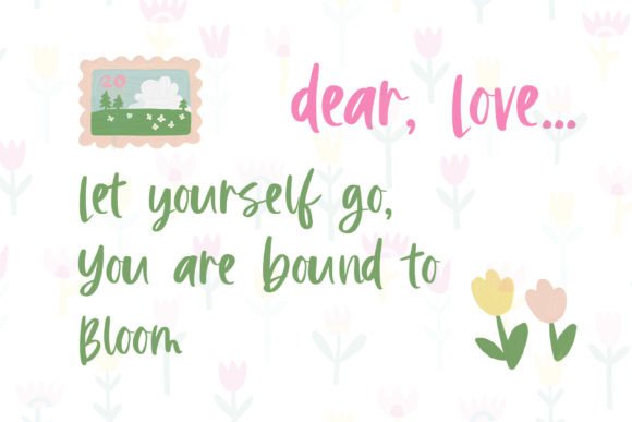 Baby Tulips Font - Preview 1