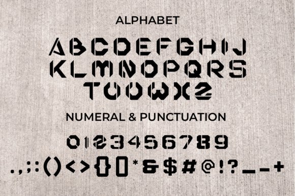 Blank Brain Font - Preview 1