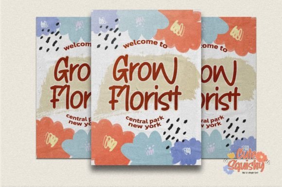 Cute Squishy Font PNG with transparent background - Preview 2
