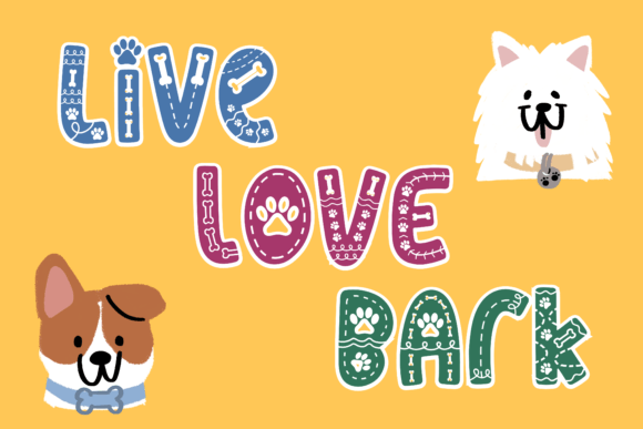 Dog Bites Font - Preview 1