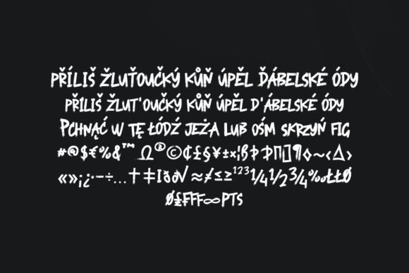 Drunken Font - Preview 6