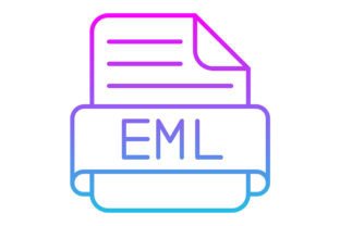 Eml File Line Gradient Icon Graphic by Maan Icons · Creative Fabrica