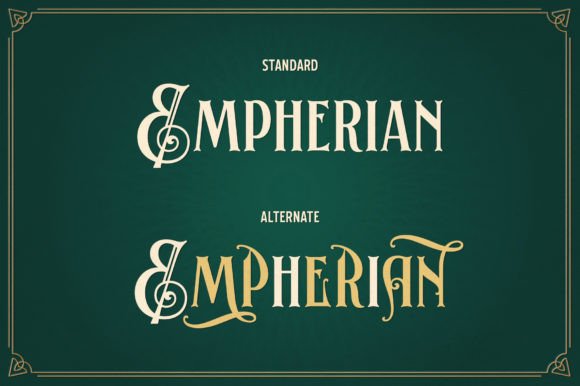 Empherian Font - Preview 1