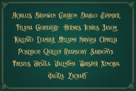 Empherian Font - Preview 4