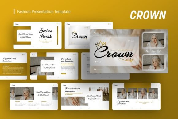 Preview of Fashion Presentation - Crown fashion presentation template
