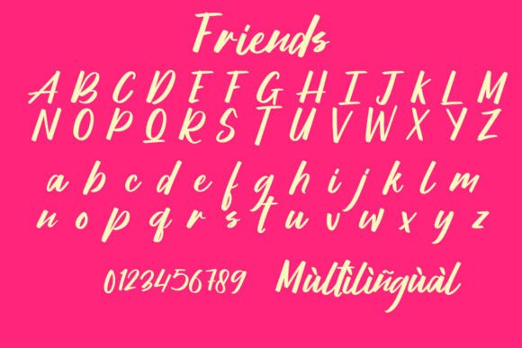 Friends Font - Preview 3