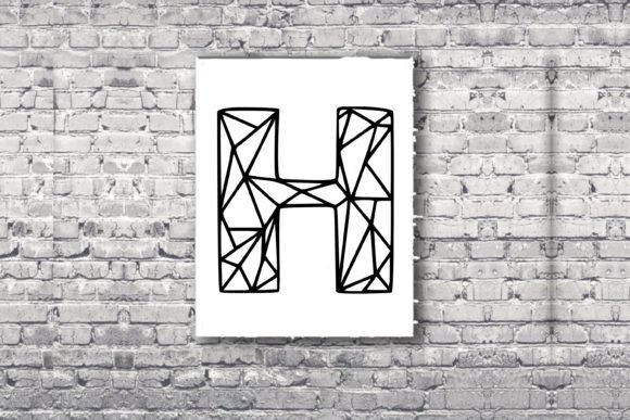 Geometric Alphabet Font - Preview 2