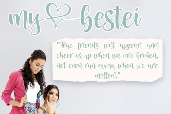 Groovy of Love Font PNG with transparent background - Preview 1