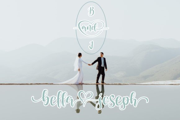 Groovy of Love Font PNG with transparent background - Preview 2