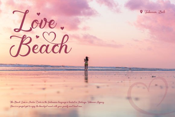 Heartline Font PNG with transparent background - Preview 2