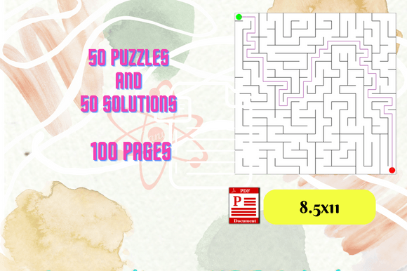 KDP Square Puzzle & Solution Gráfico Interiores KDP Por DeSign